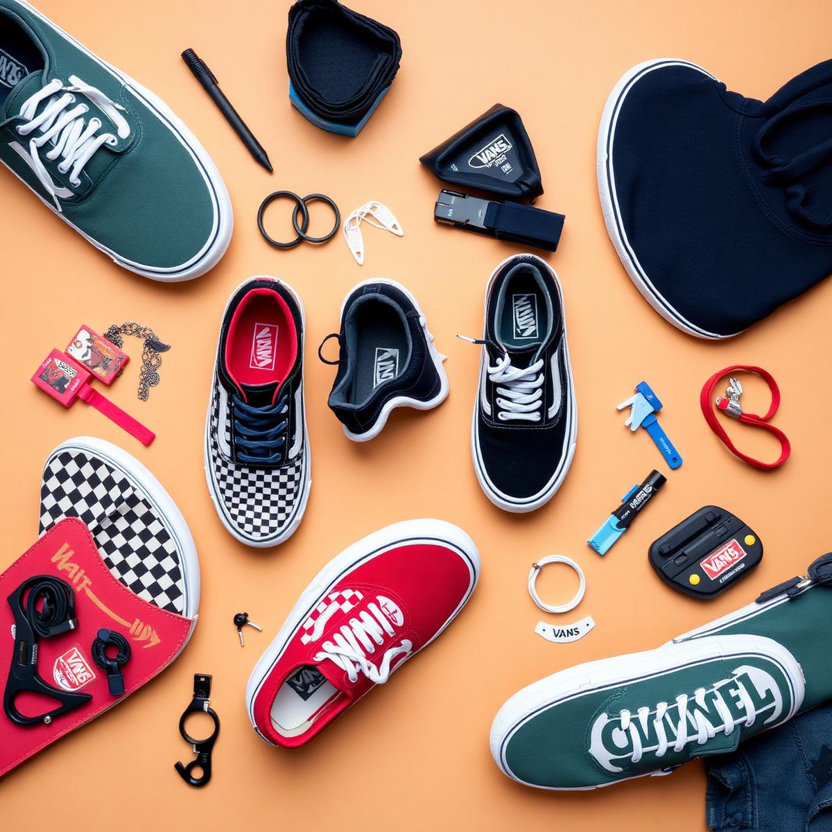 Vans product collage