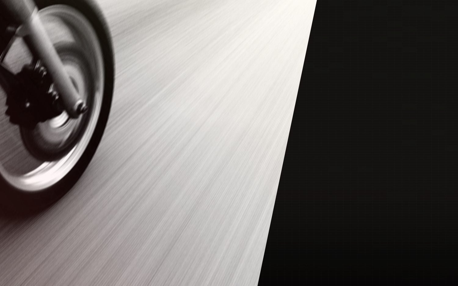 Motorcycle wheel in motion