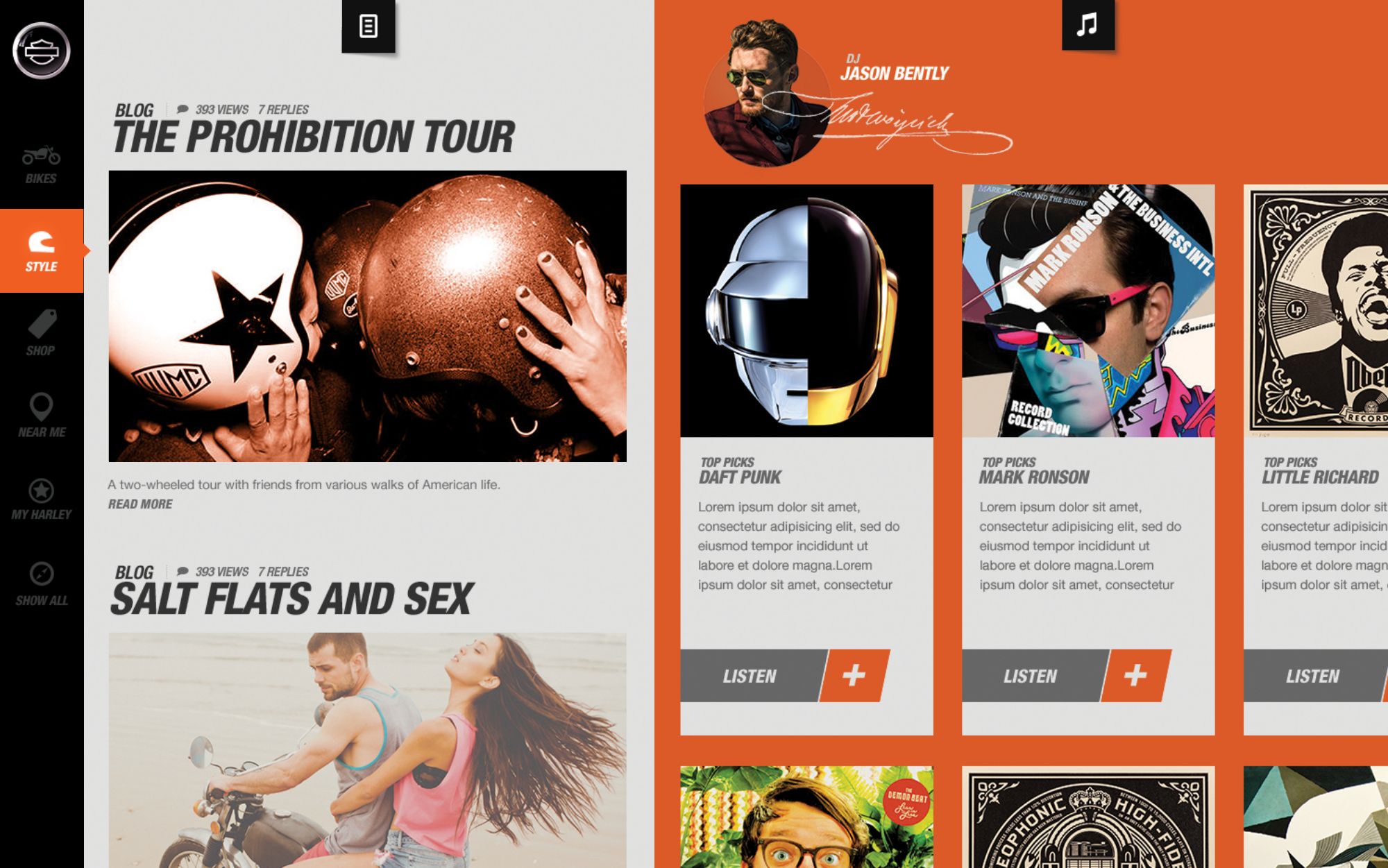 Stories that fuel independents — HD.com concept screen